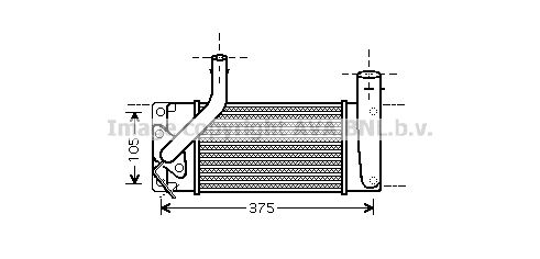 AVA QUALITY COOLING Starpdzesētājs TO4566